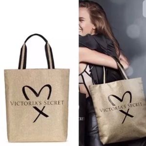 Victoria’s Secret Shangai 2017 gold Glamour tote